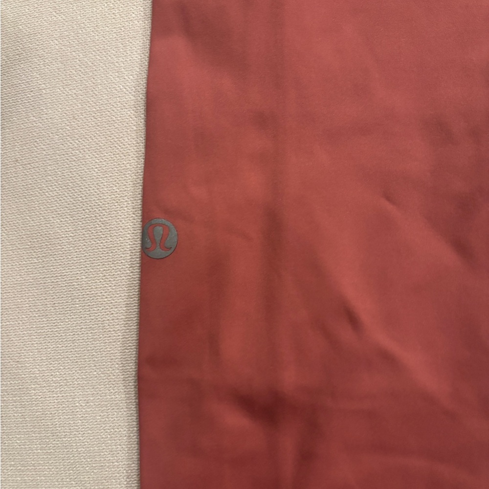 lululemon athletica Red and Beige Leggings